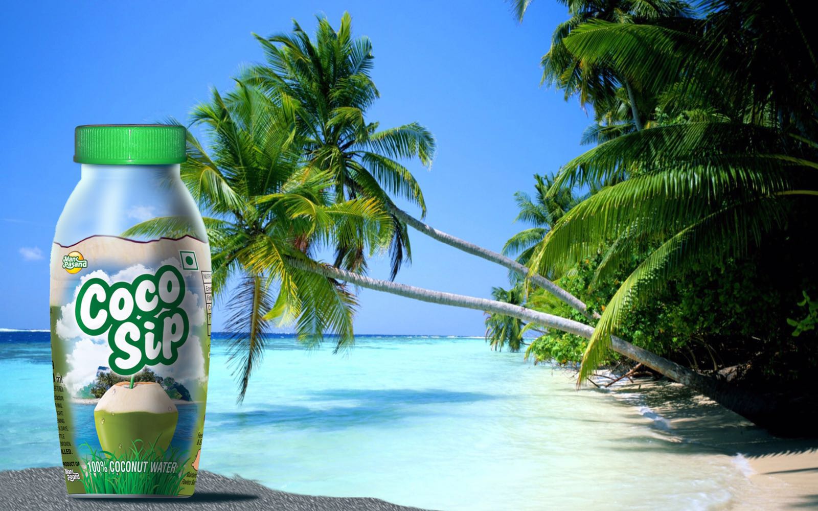 Packaged tender coconut water under ‘Coco Sip’ brand name