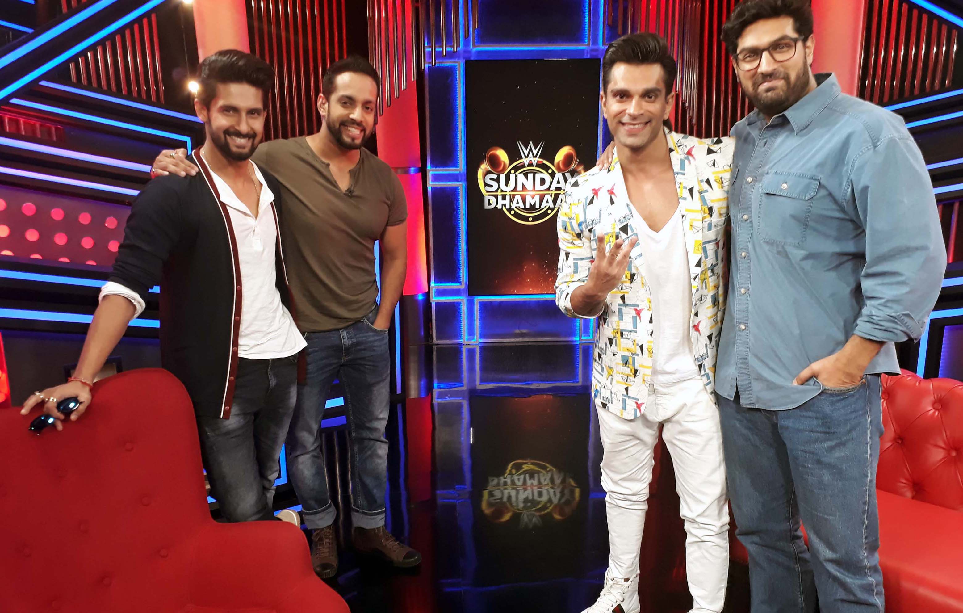 3 Dev actors Karan Singh Grover, Ravi Dubey and Kunaal Roy Kapur 