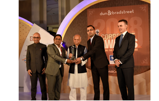 Hindustan Zinc receives 'Dun & Bradstreet – Corporate Award 2018