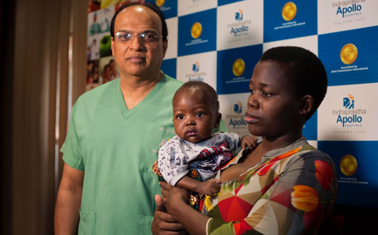  One-year-old Tanzanian boy successfully treated for rare heart 