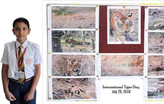 नन्हें चित्रकारों ने दिया ’बाघ बचाओ’ का संदेश