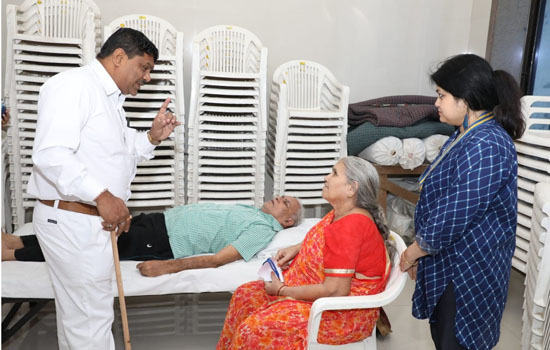 तीन दिवसीय शरीर संतुलन शिविर जारी तीन दिवसीय शरीर संतुलन शिविर जारी