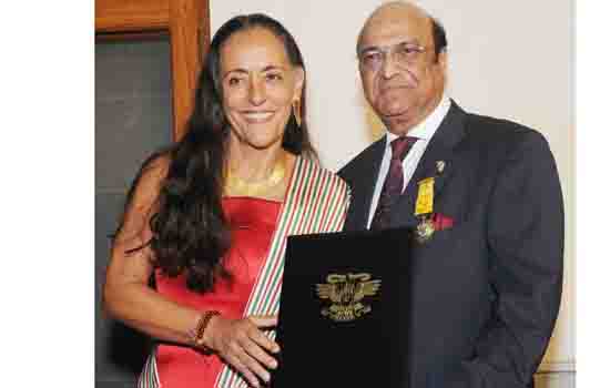 Dr. Raghupati Singhania, CMD, JK Tyre, conferred with the highest civilian honor of Mexico