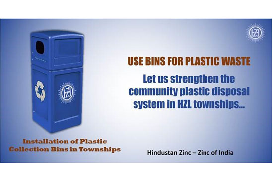 Manthan – Use bins for plastic waste…