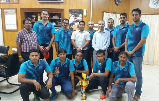 जोधपुर मंडल क उत्तर पश्चिम रेलवे,अन्तर मंडलीय वॉलीबाल प्रतियोगिता का खिताब 