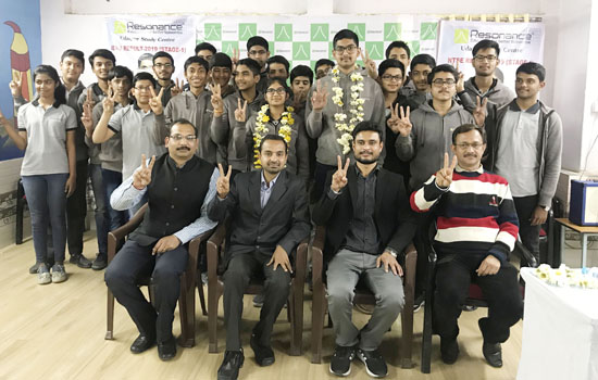 आईईएसओ में ं रेजोनेंस उदयपुर के अंशुल चौधरी राष्ट्रीय स्तर पर प्रथम 