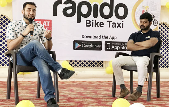 Rapido Bike Launches Operations in Udaipur