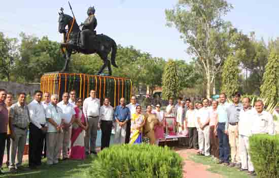 एमपीयूएटी मे मनाई गई महाराणा प्रताप जयन्ति