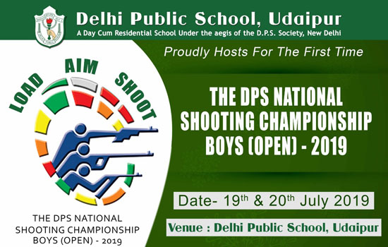 डीपीएस उदयपुर में राष्ट्रीय शूटिंग प्रतिस्पर्धा