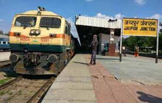 जयपुर स्टेशन पर यार्ड रिमॉडलिंग कार्य के कारण रेल यातायात प्रभावित