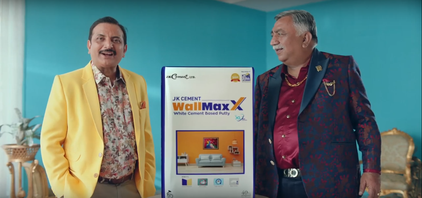 JK Cement re-launchesits iconic brand JK Wall Putty with anew identity: JK Cement WallMaxX