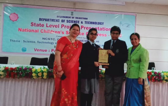 Ryan got 2nd Position in State Level Child Scientist Competition