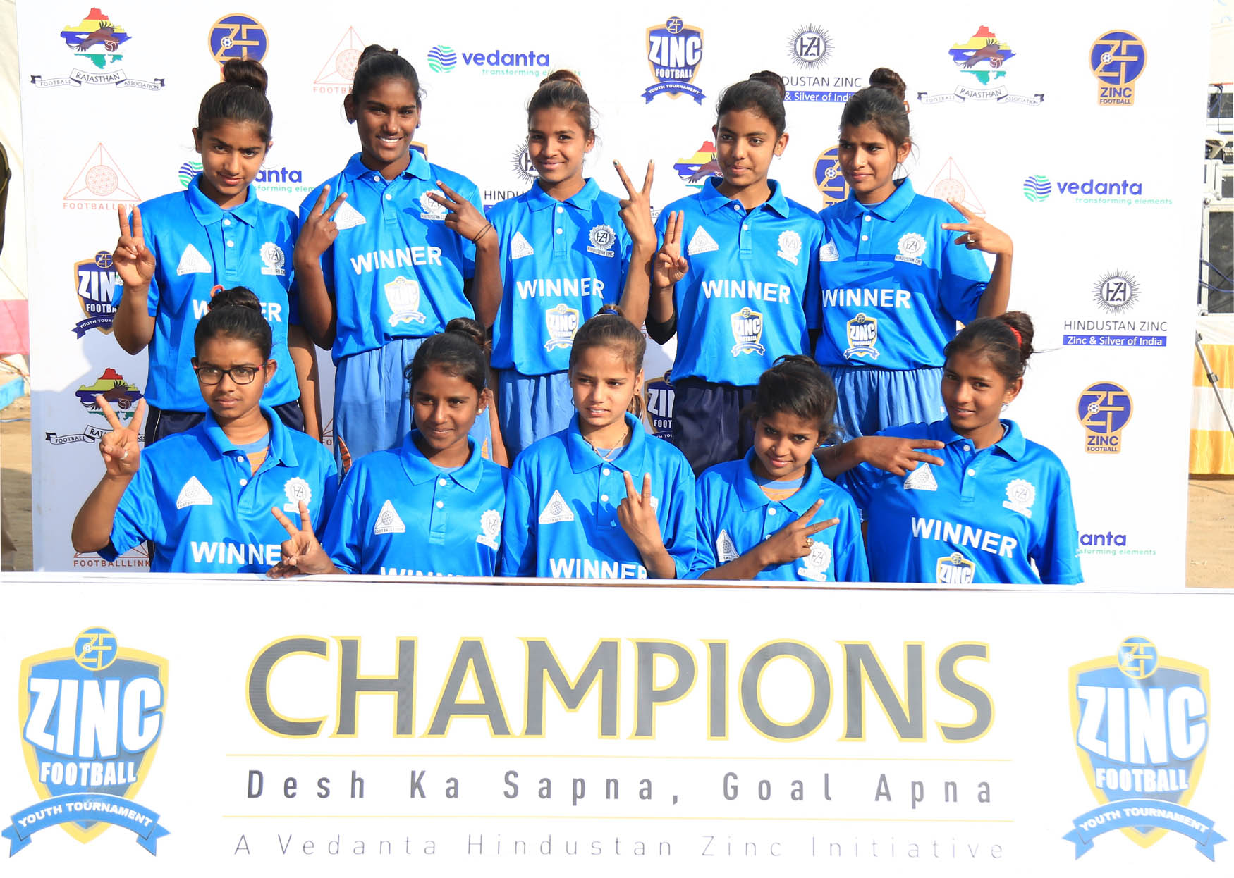 Rajsamand FC (Boys) and UPS Lavana (Girls) emerge Champions of Rajsamand Zone