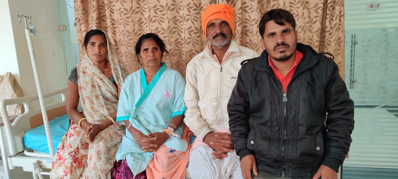 प्राईवेट होस्पीटल में भी कंकूदेवी का फ्री में हुआ हार्ट ऑपरेशन 