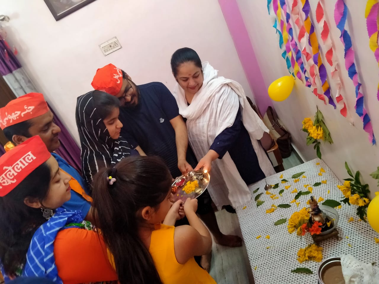 शक्तिनगर मे घरो चेट्रीचण्ड उत्सव मनाया