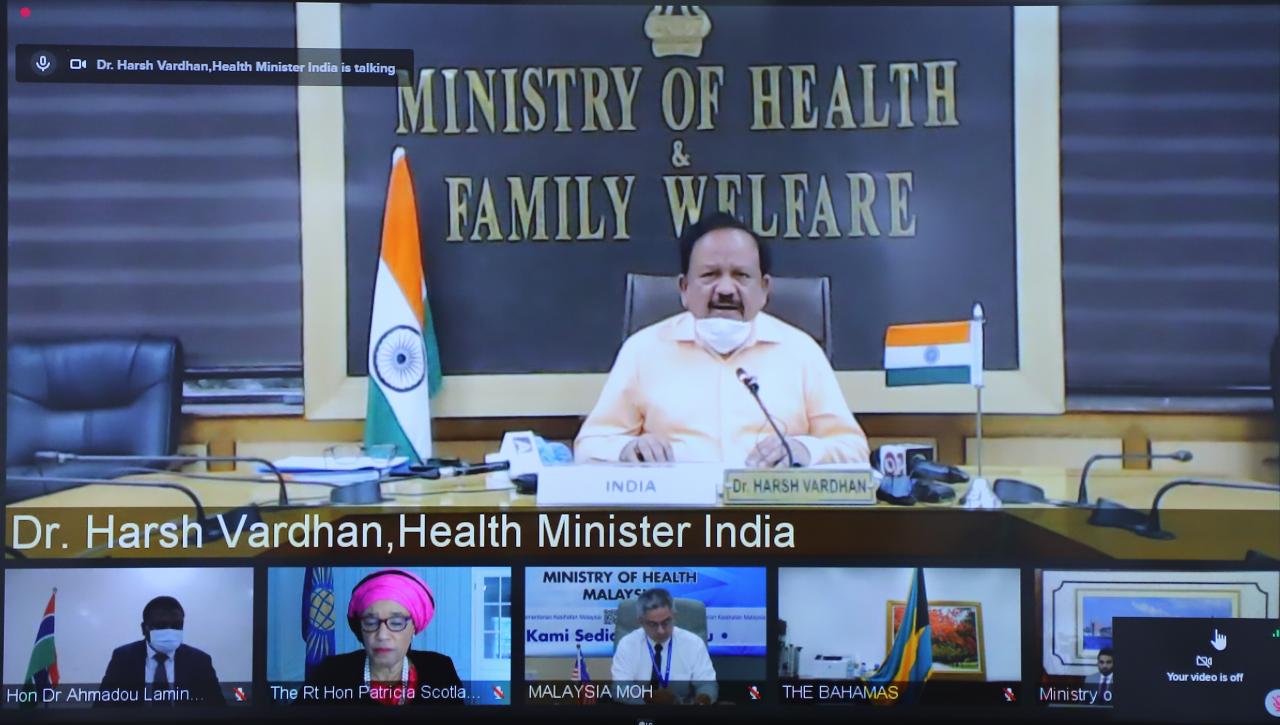 डॉ. हर्षवर्धन ने 32 वें राष्ट्रमंडल स्वास्थ्य मंत्रियों की बैठक में भाग लिया