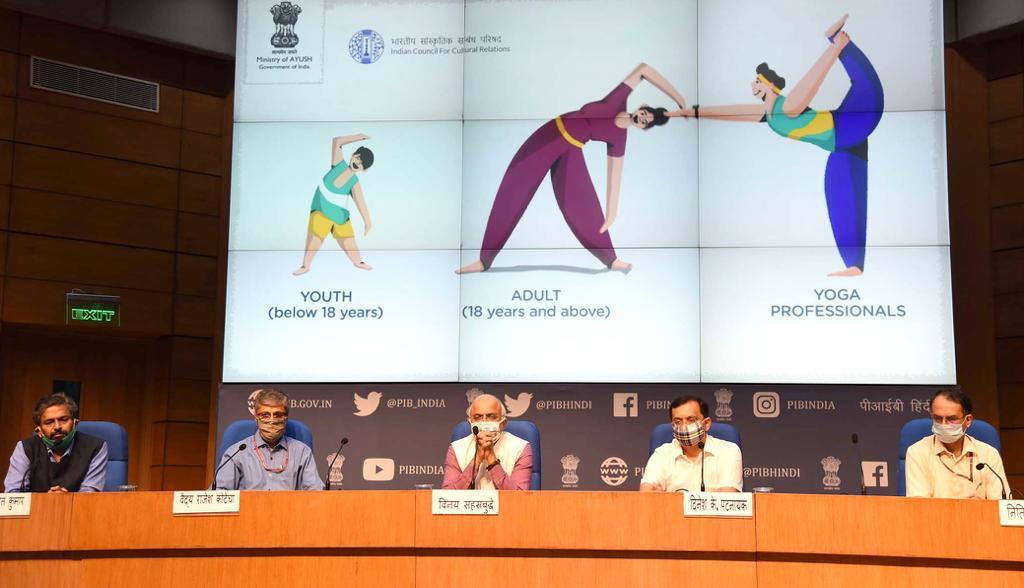 Global celebration of International Yoga Day through digital platforms
