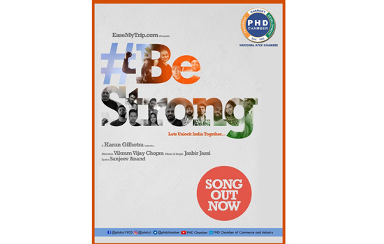  Karan Gilhotra launching the song #BeStrong, anthem to #LetsUnlockIndiaTogether