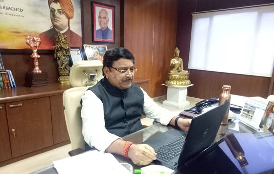 Vice-Chancellor inaugurated the Wikipedia page of Pandit Janardan Rai Nagar