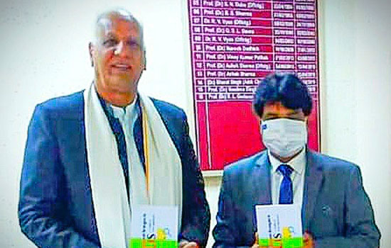 Dr.Deepak’s authored book “Research Strategies in LIS: A Guide to New Approach" has been released by Dr Godara