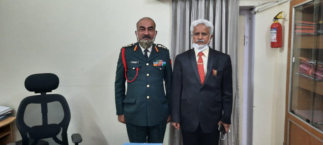 MLSU- VC reaches NCC headquarters for starting NCC in all constituent colleges