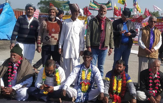 Farmers from Udaipur Join Agitation at Shajahanpur