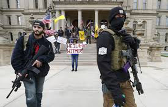 अमेरिका में हो सकता है सशस्त्र विरोध प्रदर्शन