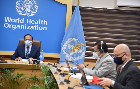 डॉ. हर्ष वर्धन ने विश्व स्वास्थ्य संगठन के कार्यकारी बोर्ड के 148वें सत्र की अध्यक्षता की