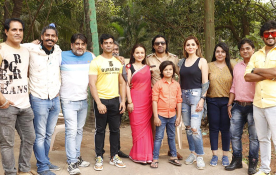 Ajaz khan &  Simran's blockbuster web series POLICE on Red Prime, next month.