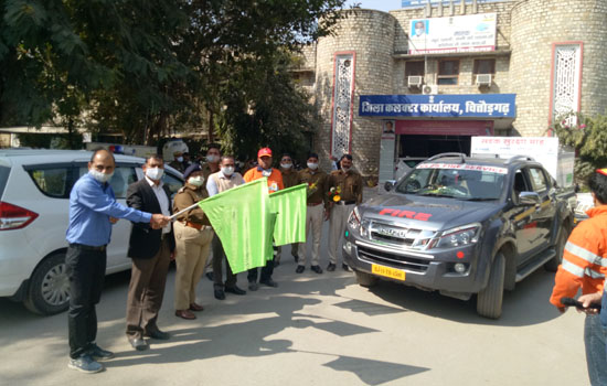 हिन्दुस्तान जिंक ने रोड शो से दिया यातायात नियमों को पालन करने का संदेश