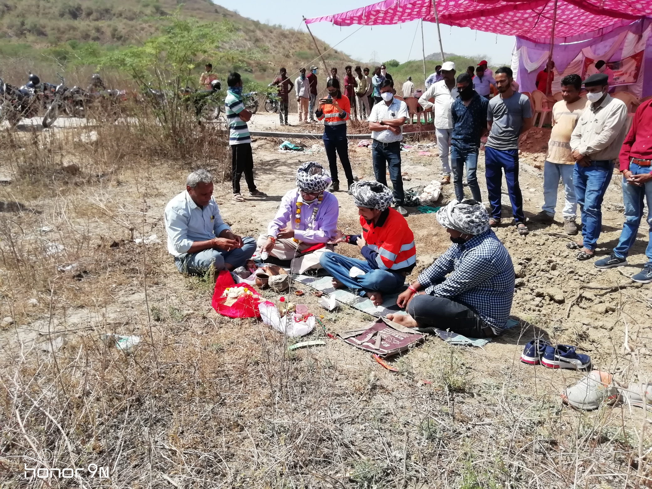 हिंदुस्तान जिंक द्वारा प्ले ग्राउण्ड का शिलान्यास