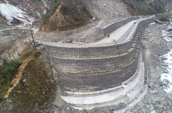 Maccaferri Successfully Completes Landslide Mitigation Works in the Hilly Terrains of Lambagarh, Uttarakhand