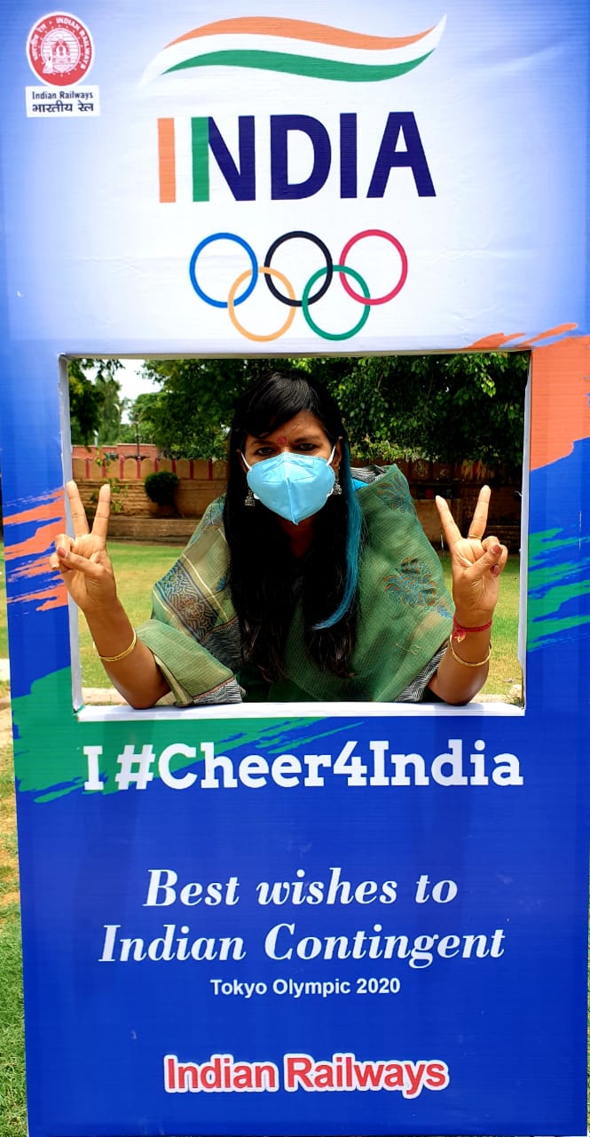 भारतीय ओलिंपिक दल के उत्साहवर्धन के लिये सेल्फी अभियान