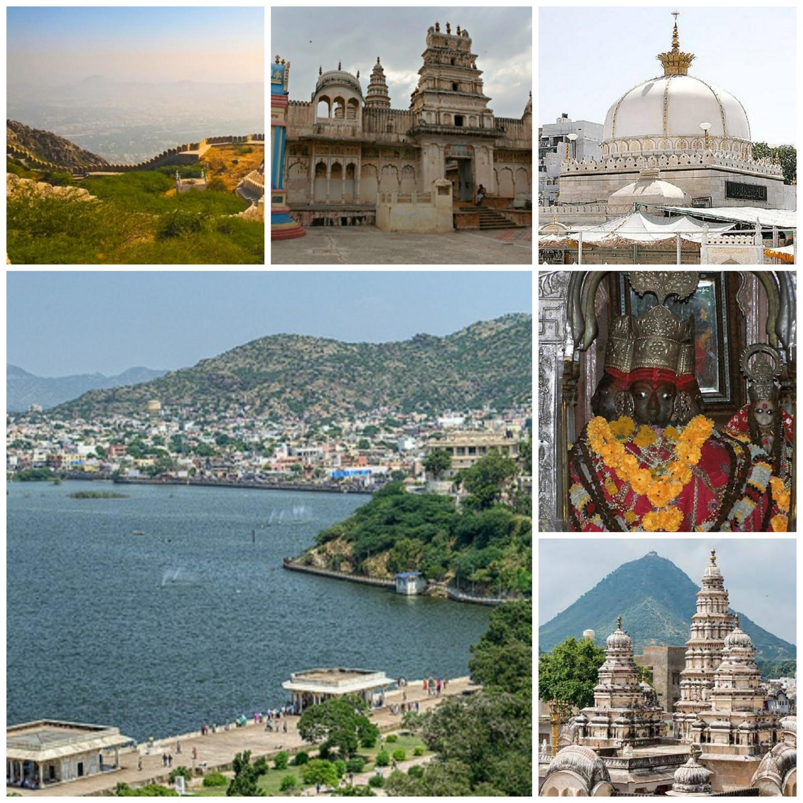 अरावली श्रृंखला में राजस्थान का ह्रदय स्थल अजमेर
