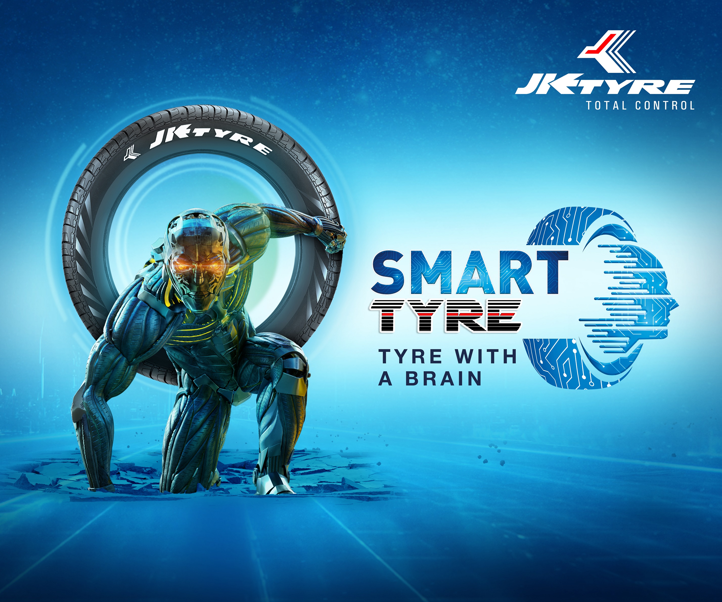 JK TYRE & INDUSTRIES LAUNCHES ITS NEW TVC CAMPAIGN  ‘SMART TYRE - TYRE WITH A BRAIN’