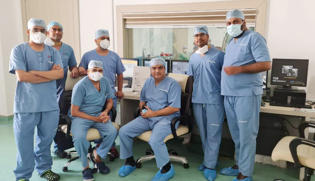 पेसिफिक हॉस्पिटल बेदला उदयपुर ने दक्षिण राजस्थान में मस्तिष्क धमनी विकार के लिए पहला कंटूर डिवाइस प्लेसमेंट किया