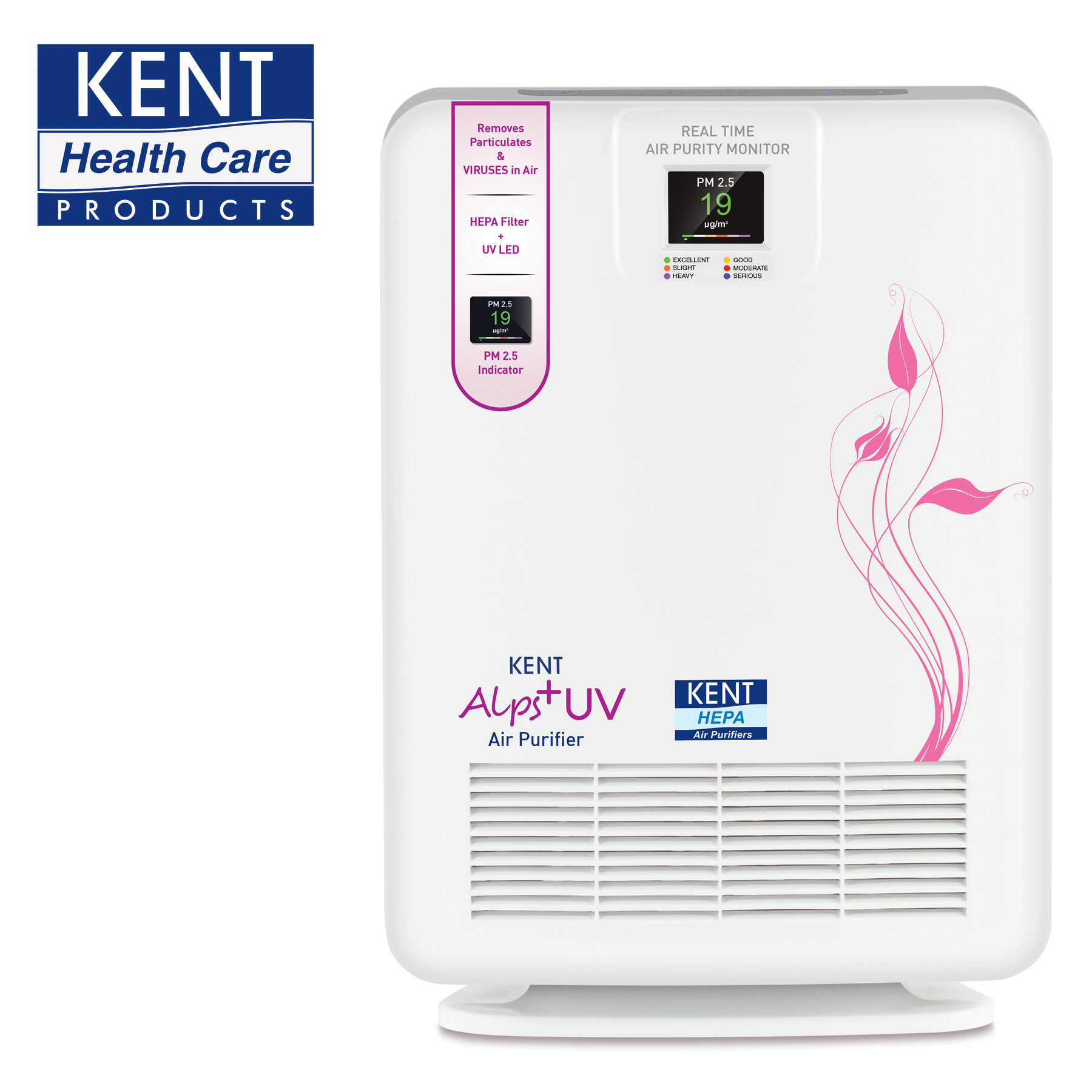 Protect Your Family from Indoor Air Pollution -  With KENT Alps+ UV Air Purifier