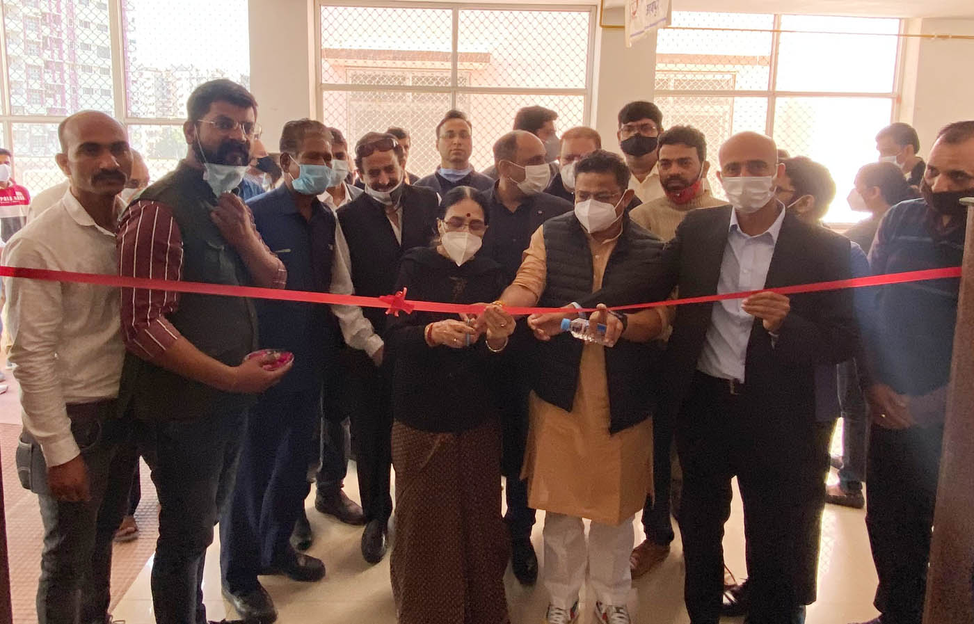 NEW 50 ICU BEDDED COVID FACILITY AT UDAIPUR COMMUNITY HEALTH CENTRE INAUGRATED AS PART OF LG ELECTRONICS 