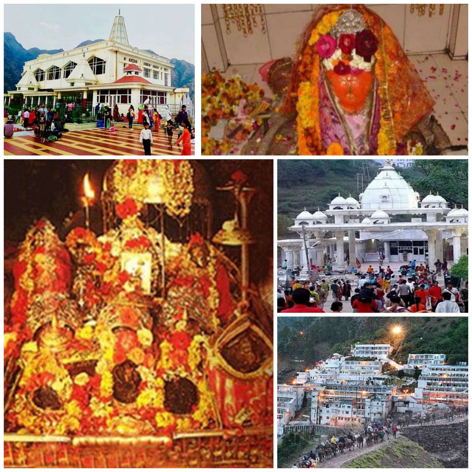 वैष्णोदेवी मंदिर,त्रिकुटा पर्वत पर गूंजते हैं माता के जै कारे