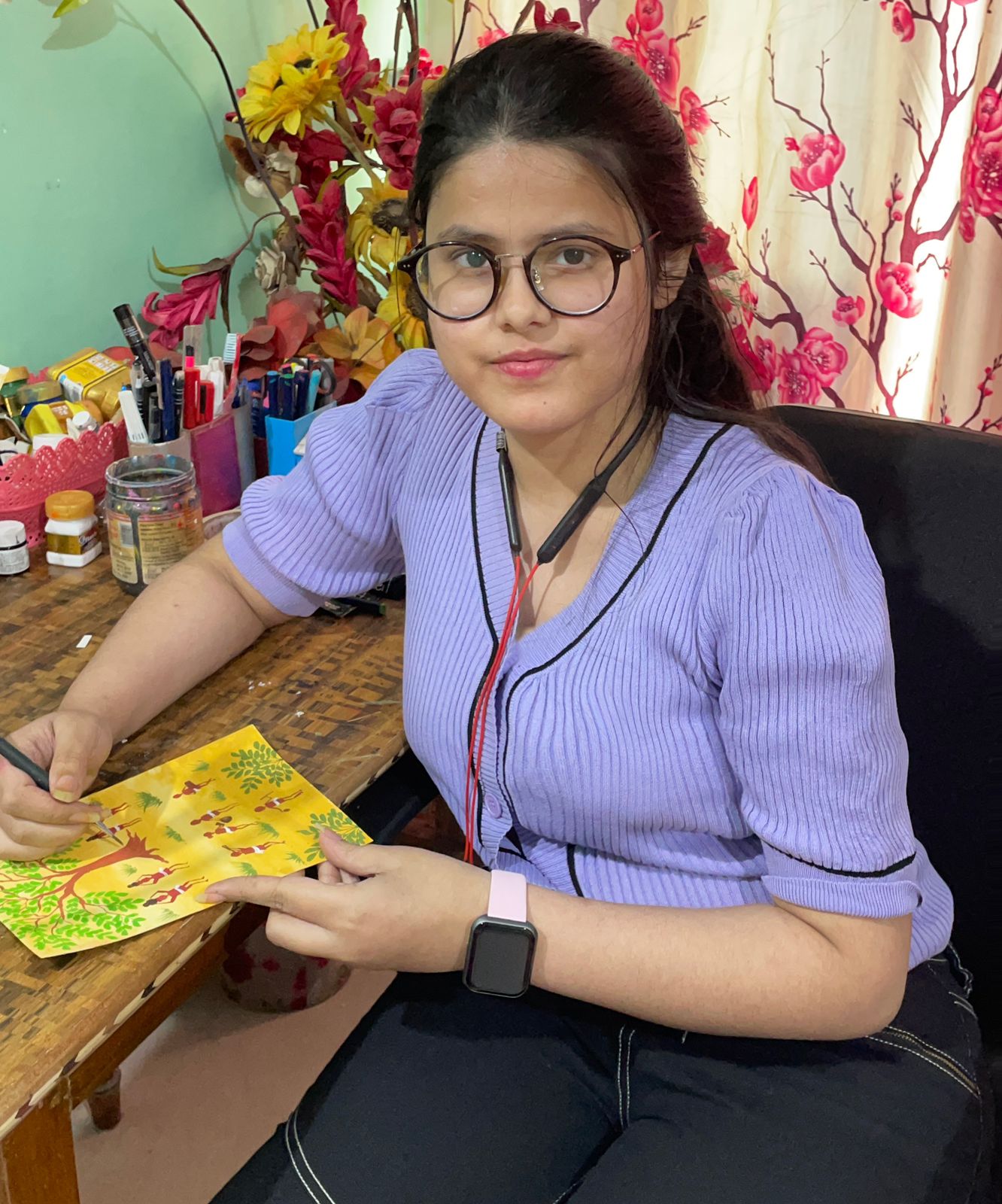 Kurumba Painting is one of the age-old Indian artforms