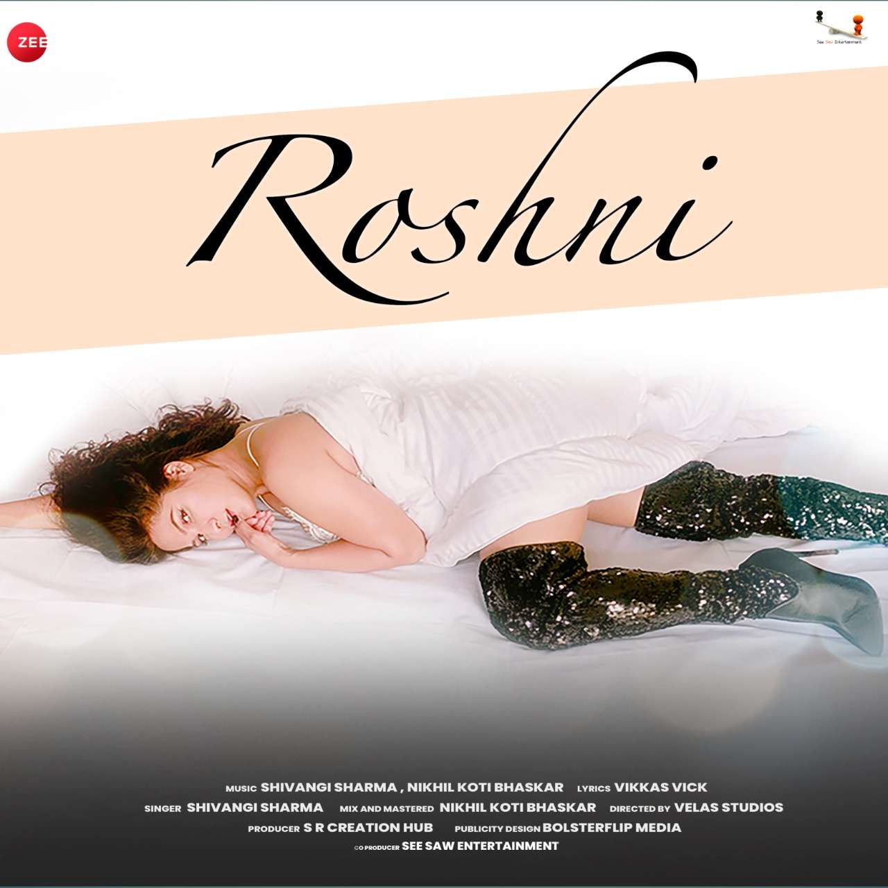 Shivangi Sharma's new Hindi romantic song 'ROSHNI' is out now