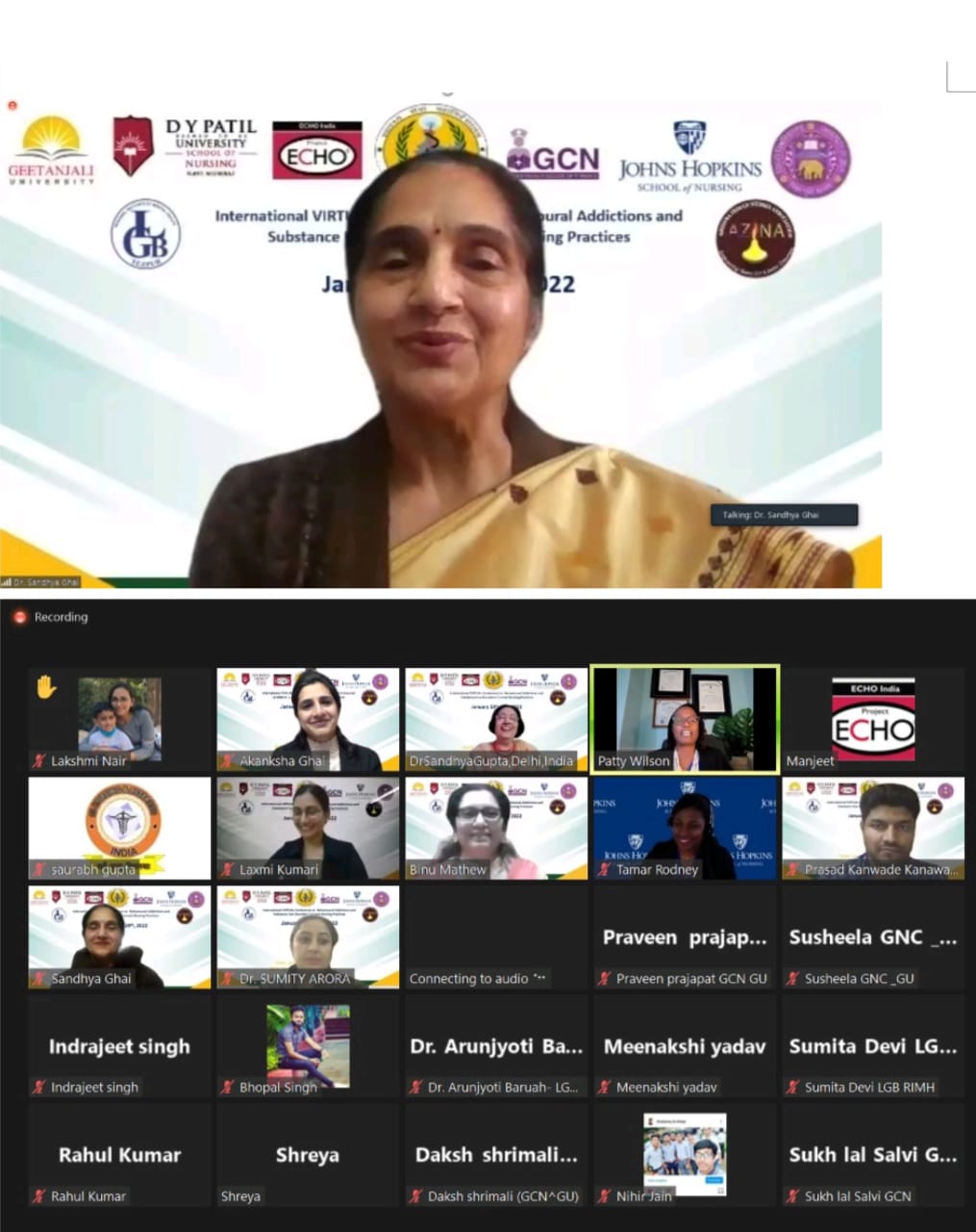 Organized an International Virtual Conference on "Behavioral Addiction and Substance Use Disorders: Current Nursing Practices"