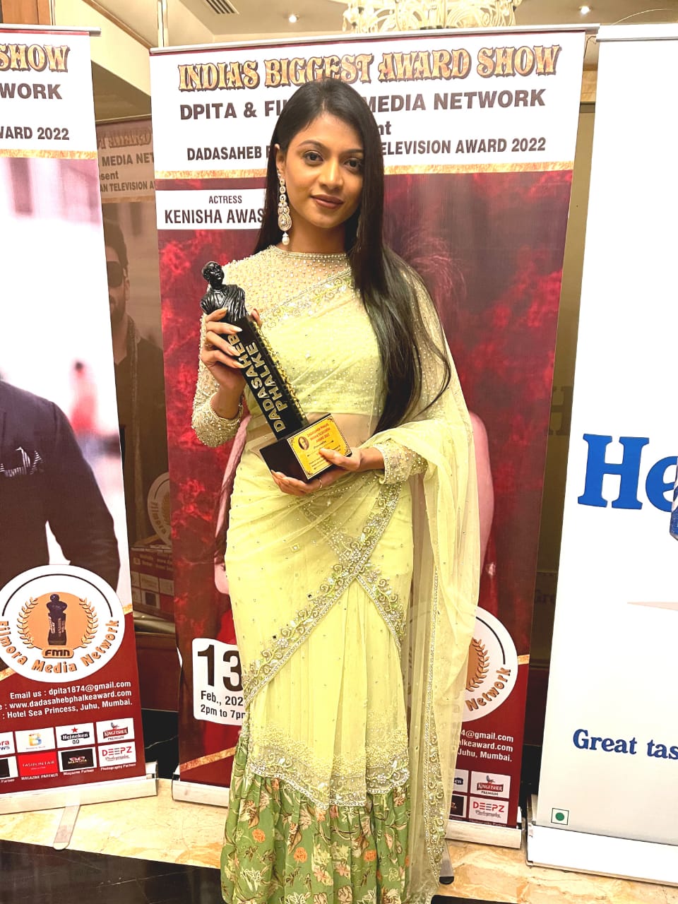 Actress Nikita Ghag conferred the prestigious Dadasaheb Phalke Award for animal rights advocacy