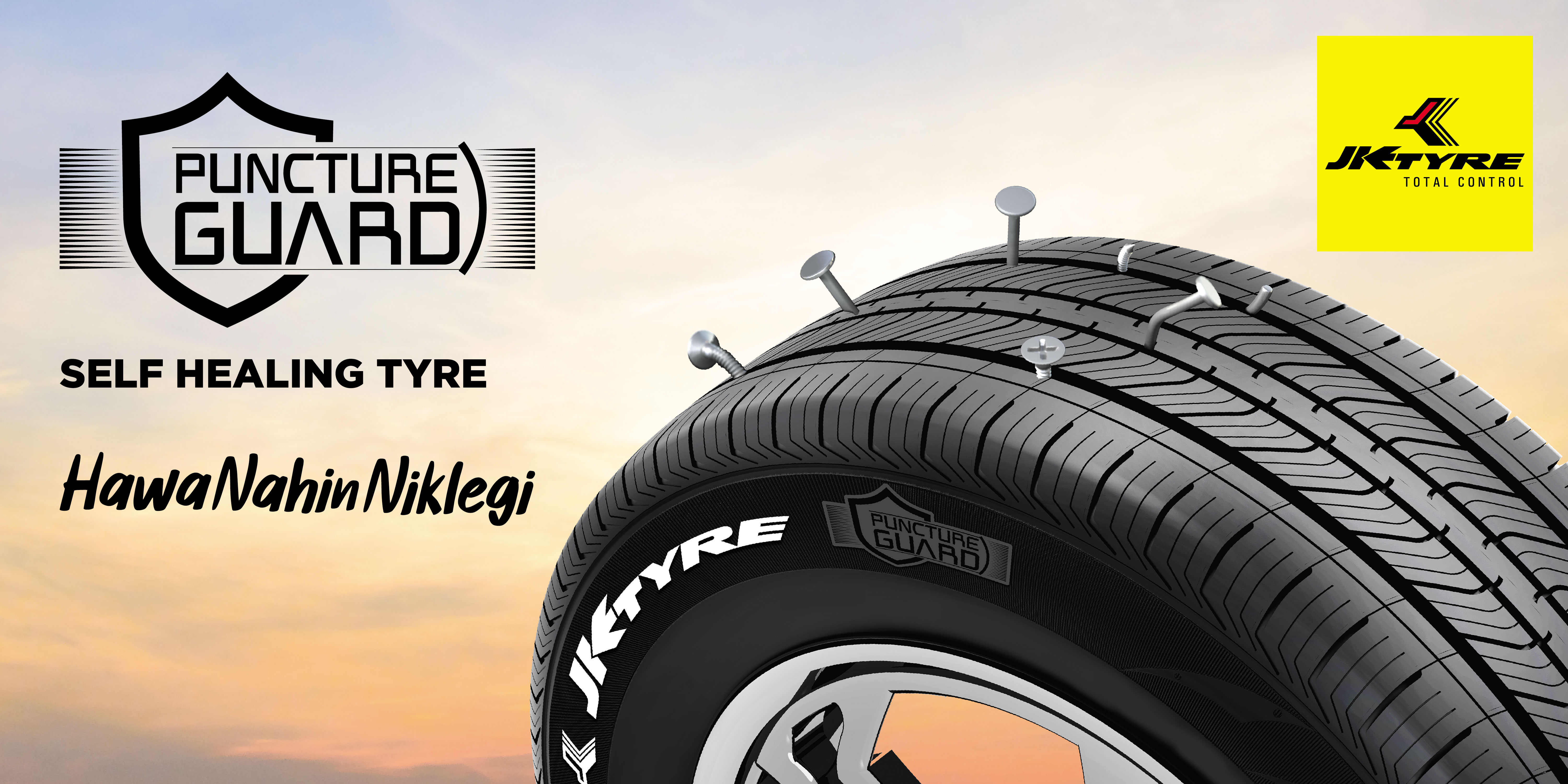JK Tyre Sets Another Industry Benchmark, Introduces ‘Puncture Guard Tyre’