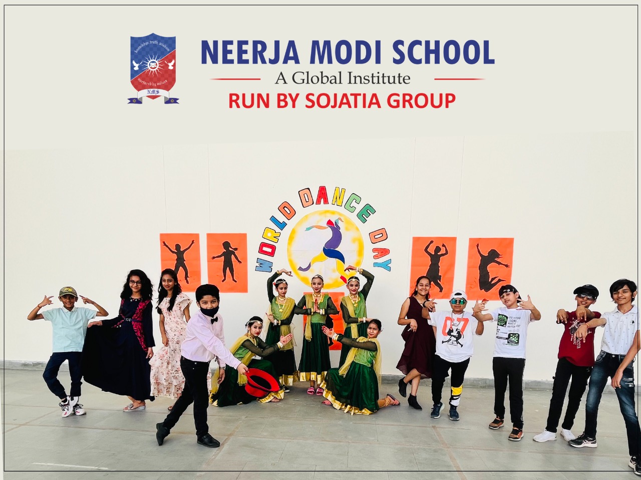 नीरजा मोदी स्कूल में मनाया गया अन्तरराष्ट्रीय नृत्य दिवस  