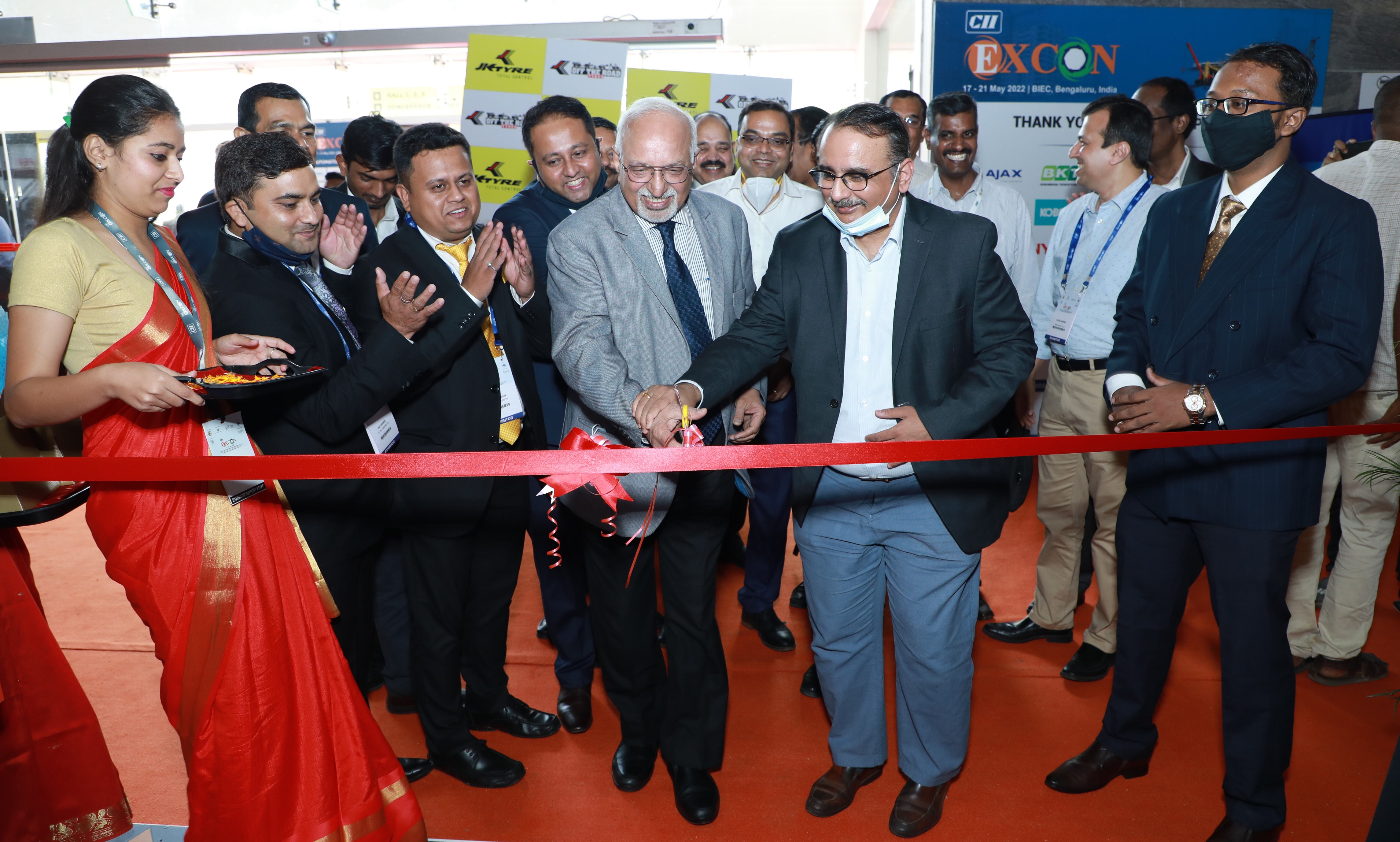 JK Tyre expands its OTR range-launches 4 new OTR tyres at Excon 2021