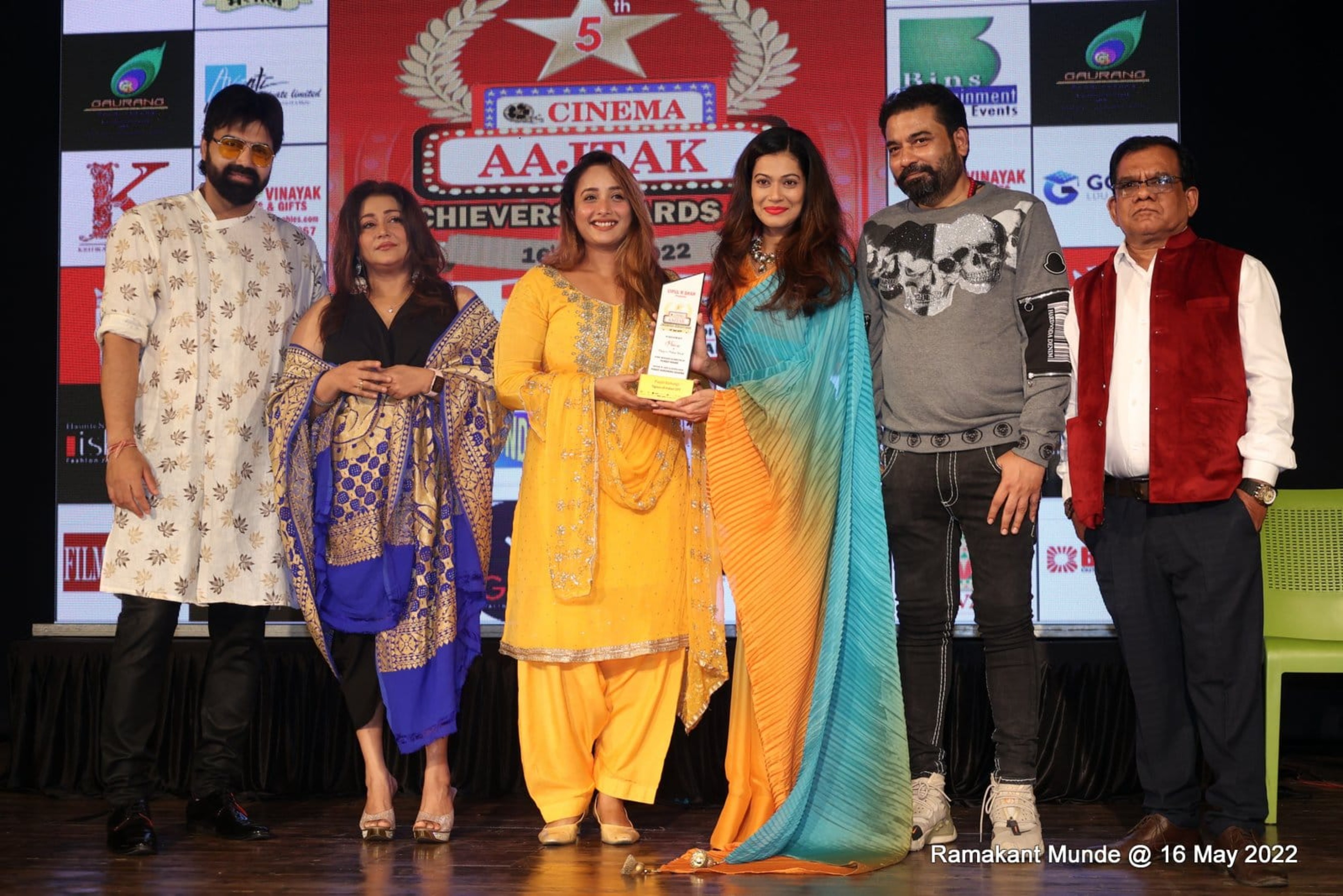 Payal Rohatgi christened  Lioness of OTT!  Honored with coveted Cinema Aaj Tak Award