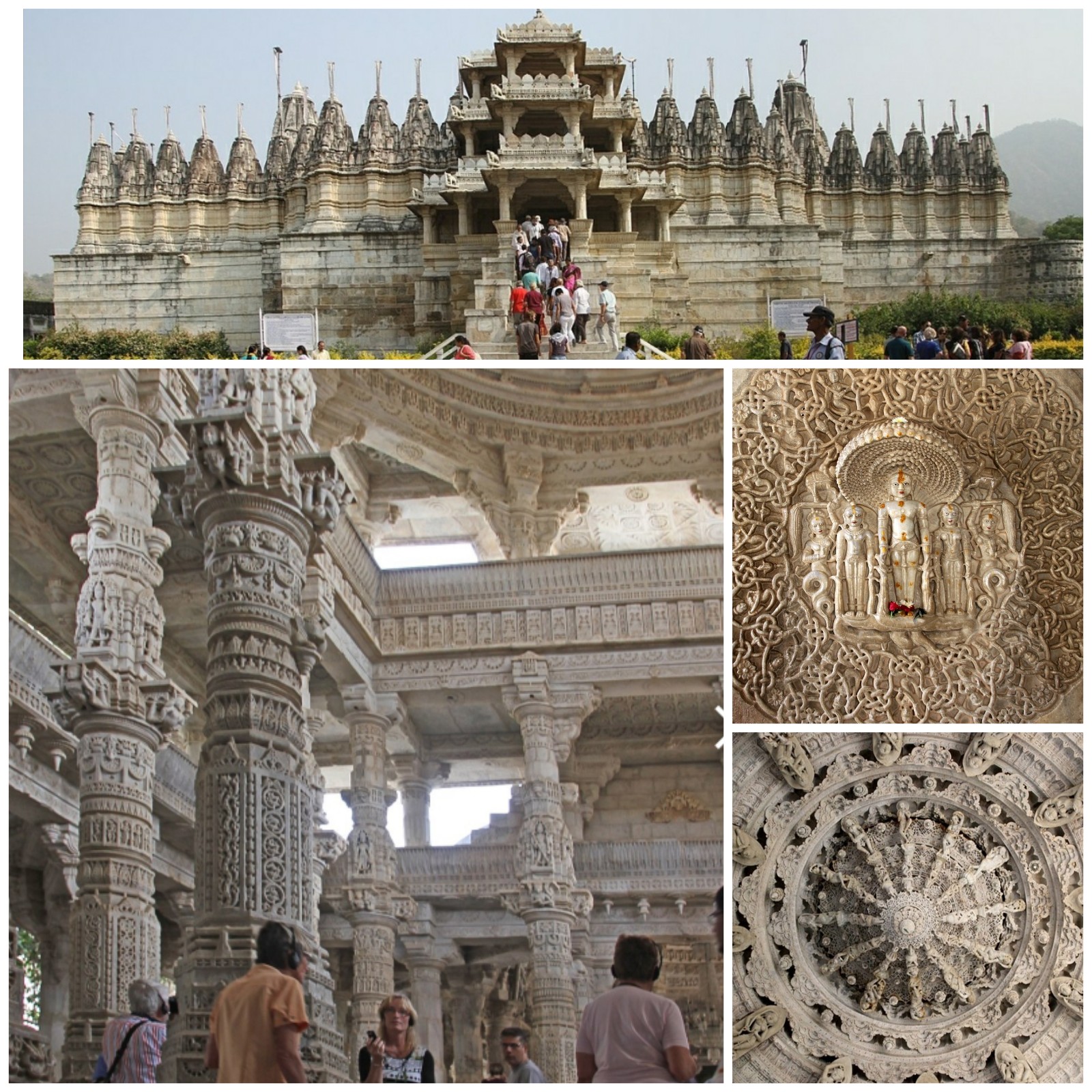"पत्थरों में अनगढ़ सौन्दर्य का चमत्कार रणकपुर केे मन्दिर"
