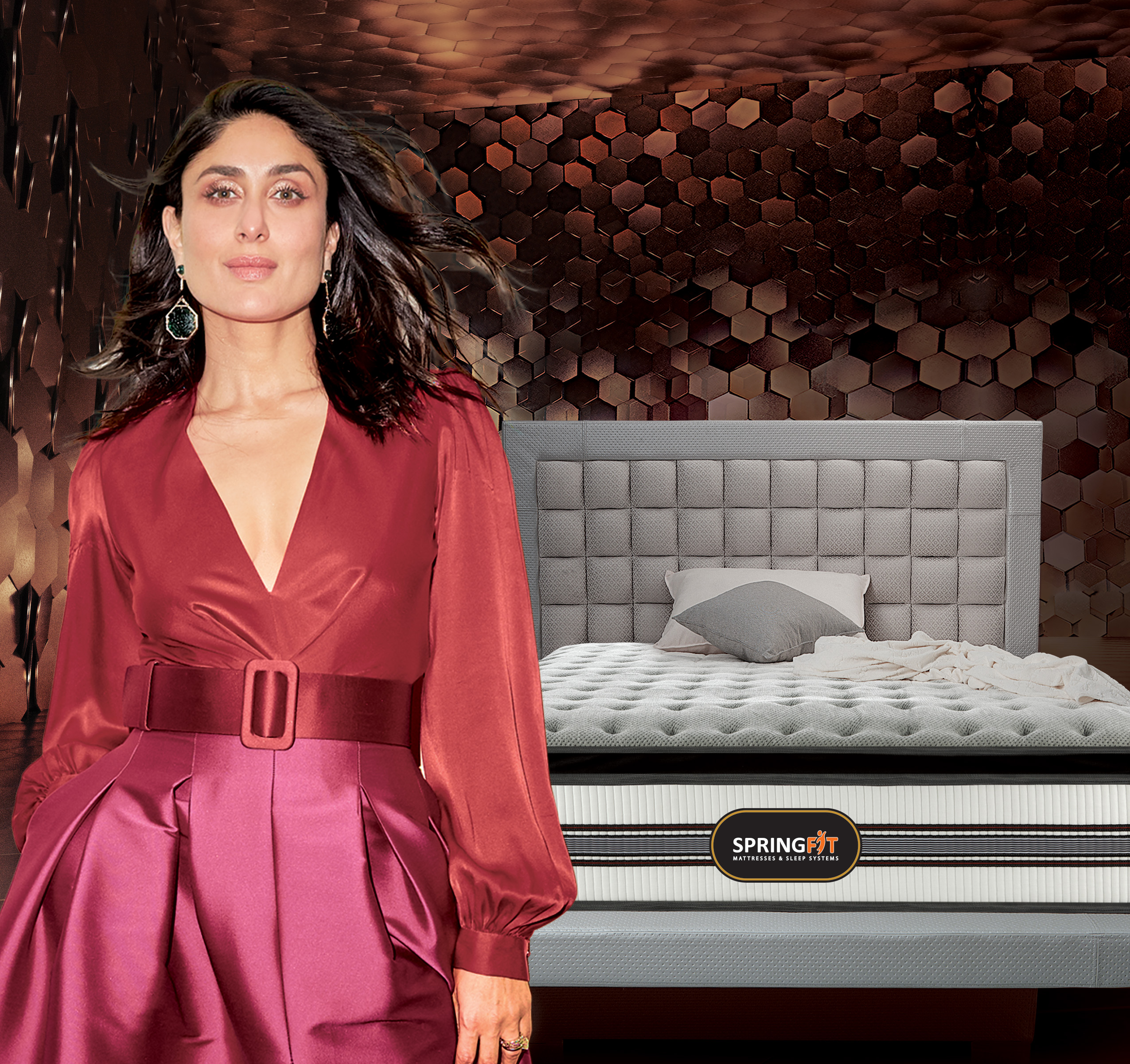 Kareena Kapoor reveals Springfit Mattresses are the source of her secret energy!