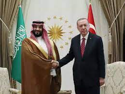 सऊदी अरब के युवराज तुर्की की यात्रा पर